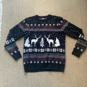 Amazon Hpoicly Christmas Sweater, size L, crew neck sweater, Viscose.